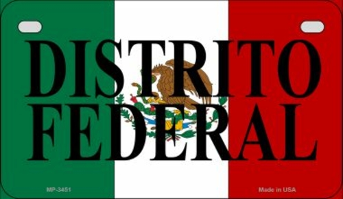 Smart Blonde MP-3451 7 x 4 in. Distrito Federal Mexico Flag Novelty Me