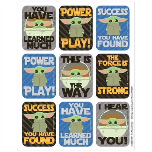 Eureka EU-650802 Mandalorian The Child Giant Stickers