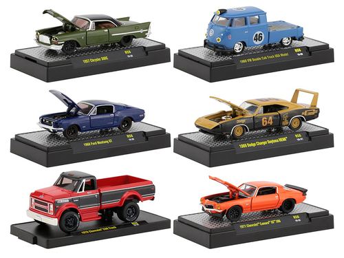 Auto Shows 6 piece Set, Release 56 IN DISPLAY CASES 1/64 Diecast Model