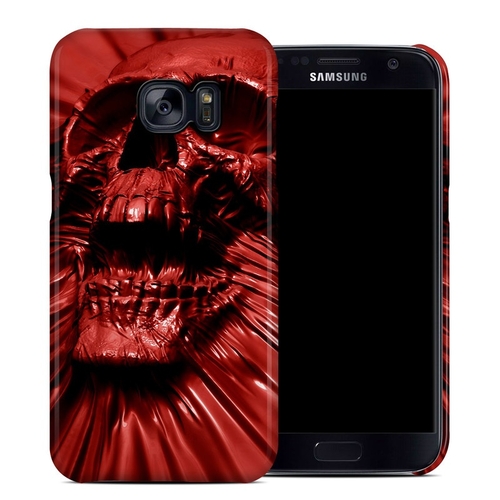 DecalGirl SGS7CC-SKULLBLOOD Samsung Galaxy S7 Clip Case - Skull Blood
