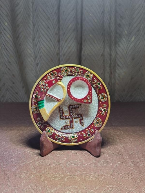 Marble Pooja Thali