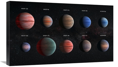 Global Gallery GCS-460940-30-142 30 in. Artist Impression of Hot Jupit