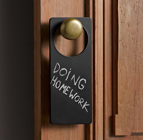 Chalkboard Door Hanger