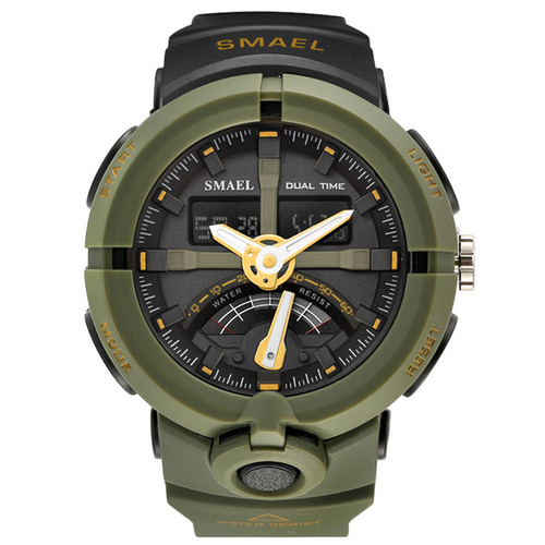 Cool LED Watch Men Analog Alarm S Shock led