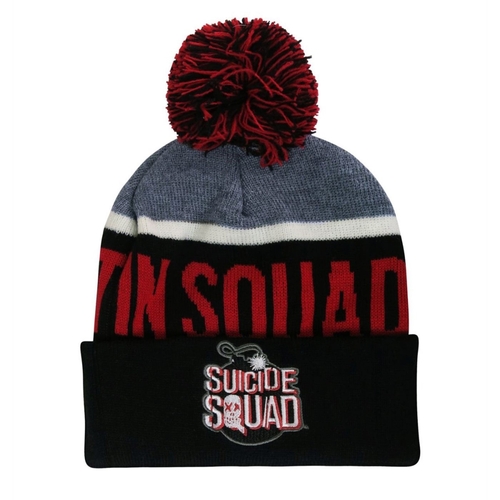 Suicide Squad beanvillssquadpom Suicide Squad Pom Pom Beanie