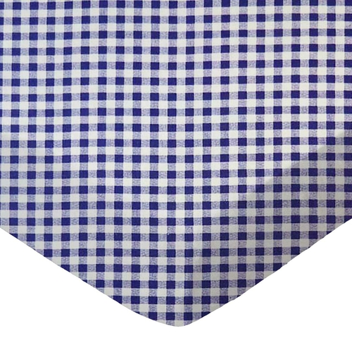 SheetWorld Fitted Crib Sheet - 100% Cotton Woven - Purple Gingham