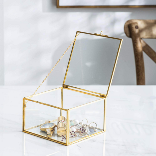 Gold Display Your Cherished Keepsakes or Enhance Your Interior