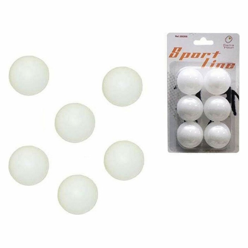 Set 35056 Ping Pong Balls Plastic (6 uds)