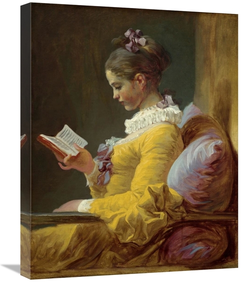 Global Gallery GCS-277595-2024-142 20 x 24 in. Young Girl Reading Art 