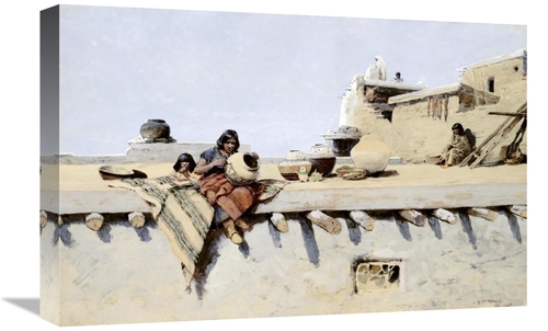 Global Gallery GCS-267970-22-142 22 in. Painting Pots Art Print - Henr