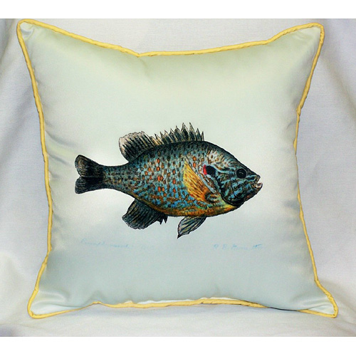 Betsy Drake HJ021 Pumpkinseed Art Only Pillow 18"x18"