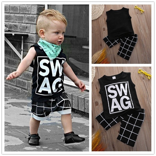 2016 New Arriving 2pcs Children Boy Clothes T