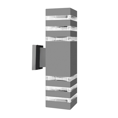 Waterproof Up Down Aluminum Cuboid Wall Light