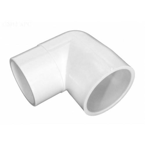 Lasco Fittings PV409020 2 in. Spigot & Socket 90 Elbow Street - 10 Per