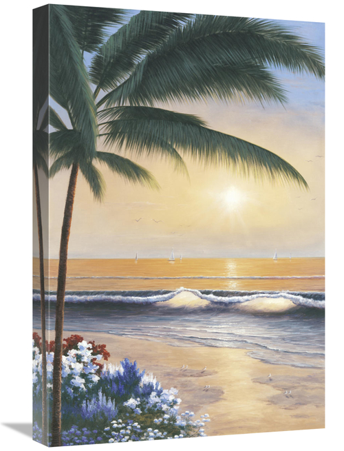 Global Gallery GCS-128573-1624-142 16 x 24 in. Palm Beach Sunrise Art 