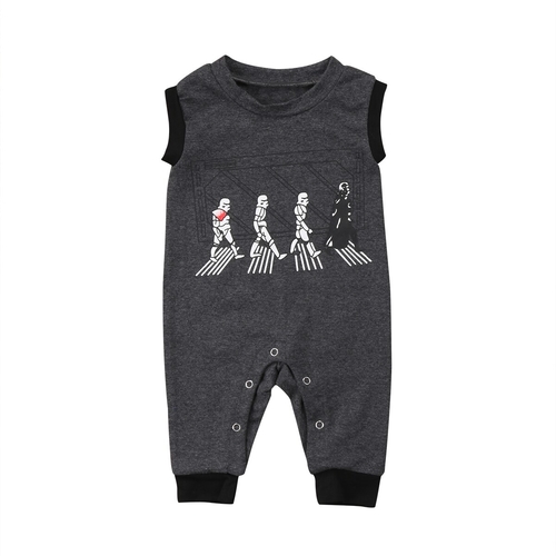 Cool Robot Gray Newborn Infant Baby Boy Girl