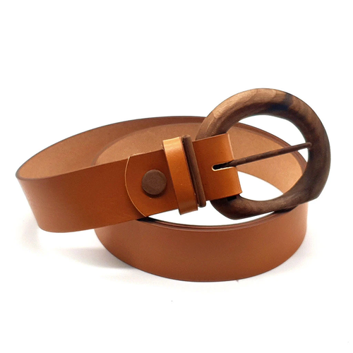 Luxury Wood Belt Fuji Heart 408