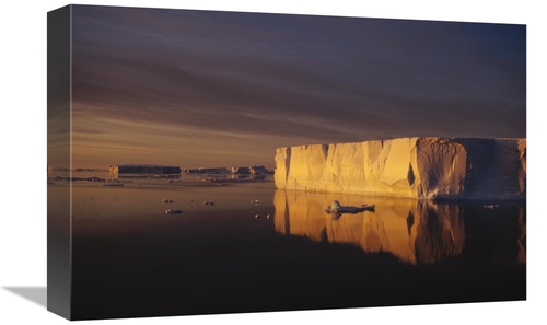 Global Gallery GCS-451330-1218-142 12 x 18 in. Tabular Icebergs At Sun