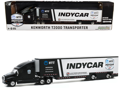 Kenworth T2000 \2020 NTT IndyCar Series\" Team Transporter Black and