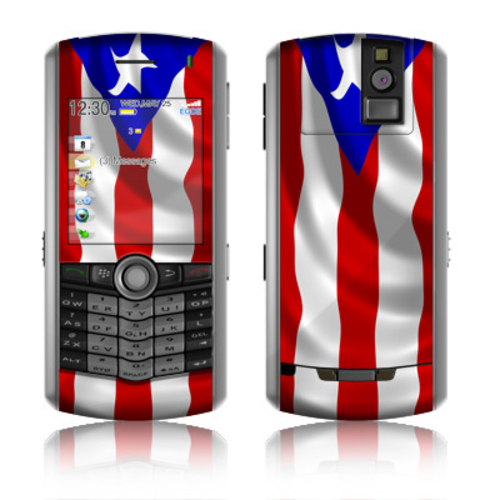 DecalGirl BBP-FLAG-PUERTORICO BlackBerry Pearl Skin - Puerto Rican Fla