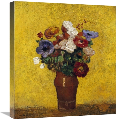 Global Gallery GCS-267087-22-142 22 in. Fleurs Art Print - Odilon Redo