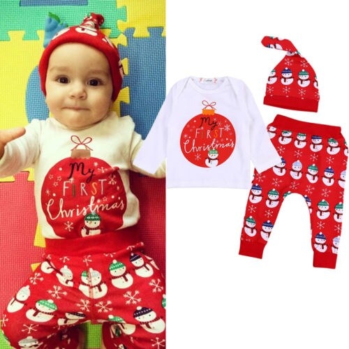 Brand New Cute Baby Boy Girl Christmas Cotton