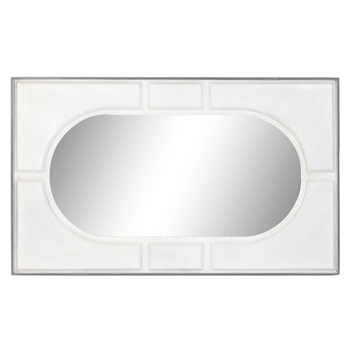 Wall mirror DKD Home Decor White Mango wood Rhombus Modern (154 x 4 x