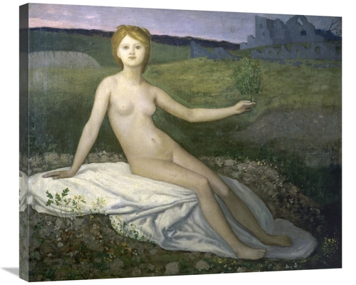 Global Gallery GCS-281955-30-142 30 in. Hope Art Print - Pierre Puvis 