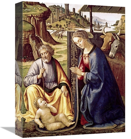 Global Gallery GCS-282379-16-142 16 in. The Birth of Christ Art Print 