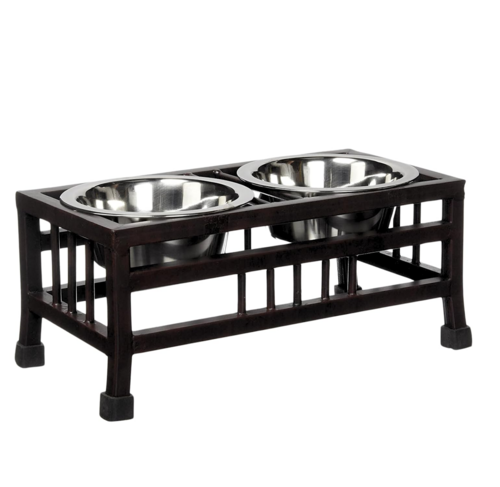 Pet Feeder for Dogs & Cats | Dog Bowl Stand for Large Dogs | Stainless