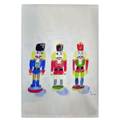 Betsy Drake GT460 Nutcrackers Guest Towel - 20 x 20 in.