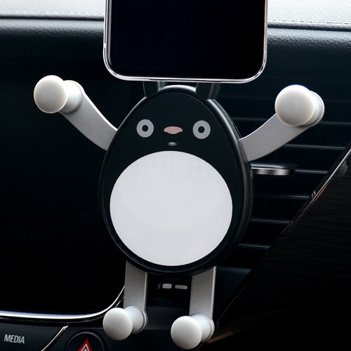 Black Cute Cartoon  Phone Holder Universal