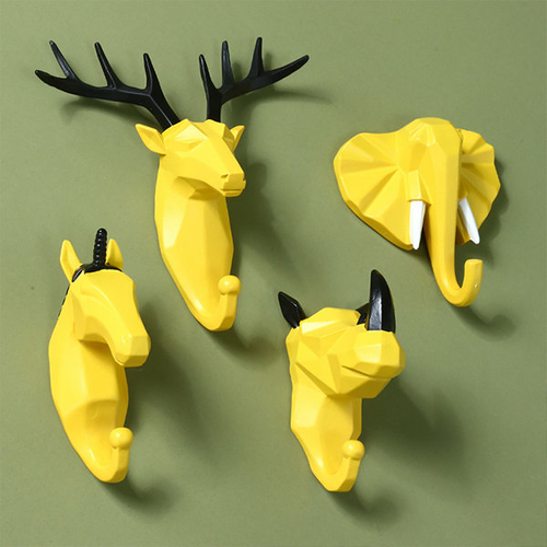 Faux Animal Coat Hooks