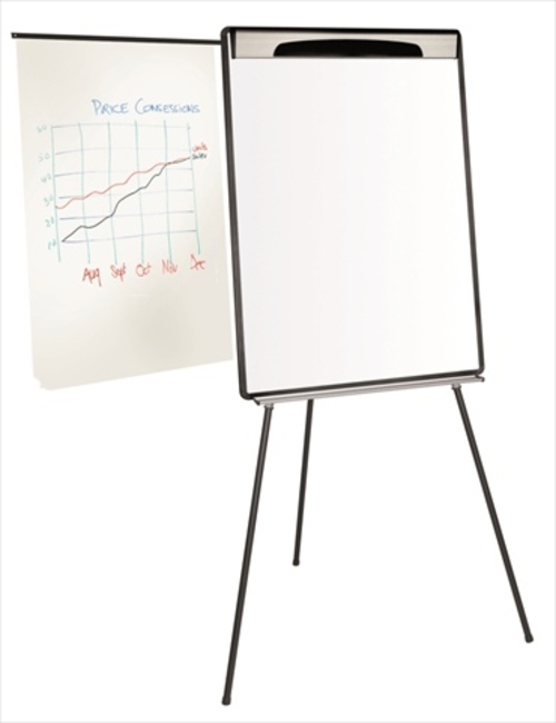 MasterVision EA23062119 Magnetic Steel Gold Ultra Dry Erase Tripod Pre