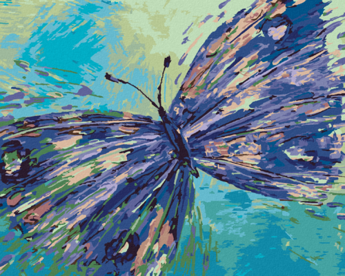 Paint by Numbers - PURPLE BUTTERFLY