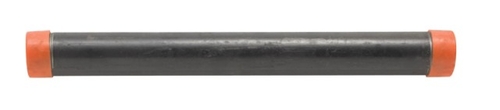 Ace Trading 20817 1.5 x 18 in. Black Threaded Both Ends Pipe - Black