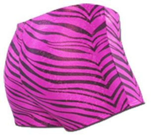 Pizzazz 2500ZG -HPKBLK-YL 2500ZG Youth Zebra Glitter Boys Cut Brief&#4