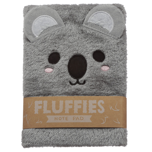 Fluffy Plush Notebook - Cutiemals Koala