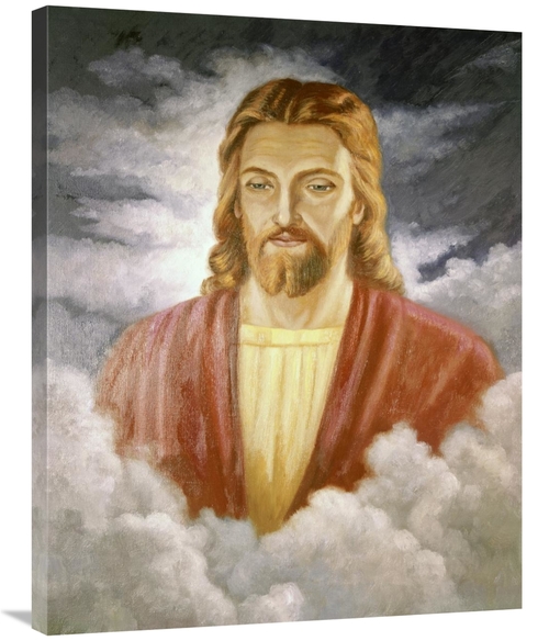 Global Gallery GCS-276728-36-142 36 in. Portrait of Jesus Art Print - 