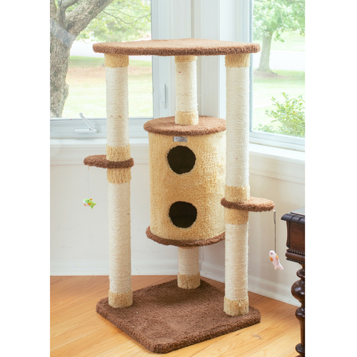 Armarkat Multi-Level Real Wood Cat Tower  Cat Scratching Furniture  X4