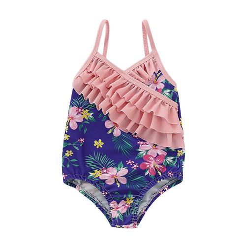 18M-7Y Fashion Kid Baby Girl Swimwear Floral