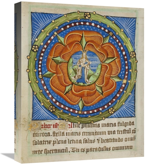 Global Gallery GCS-456194-1620-142 16 x 20 in. Decorated Text Page - M