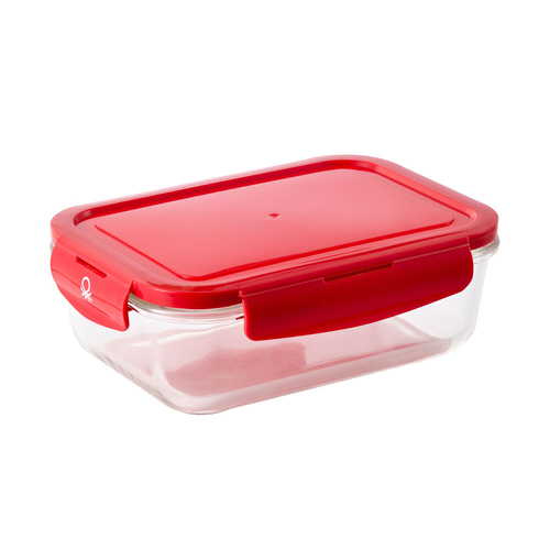 Hermetic Lunch Box Benetton BE157 Red 1180 ml