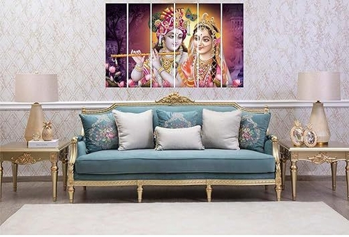 Set Of 5 Wall Painting multiple Frame For Home Decoration, Living