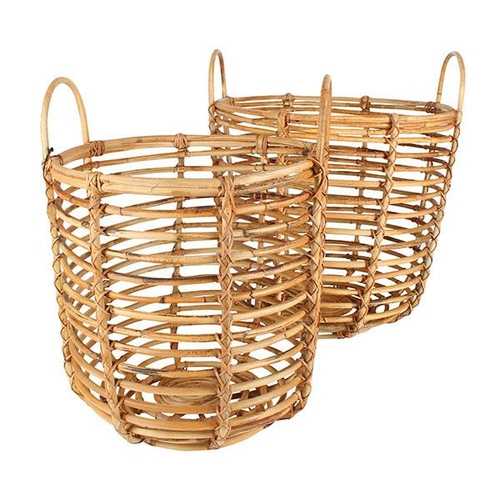 Ralu Rattan Baskets Set Of 2