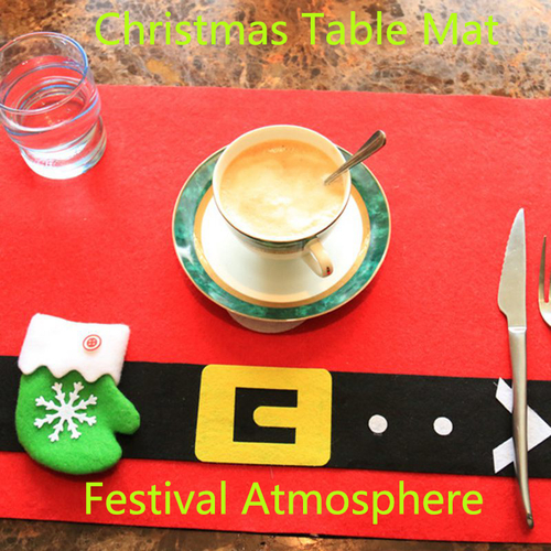 Table Mats Pads Christmas Decorations For Home