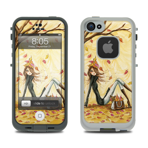 DecalGirl LCI5-AUTLEAVES Lifeproof iPhone 5 Case Skin - Autumn Leaves