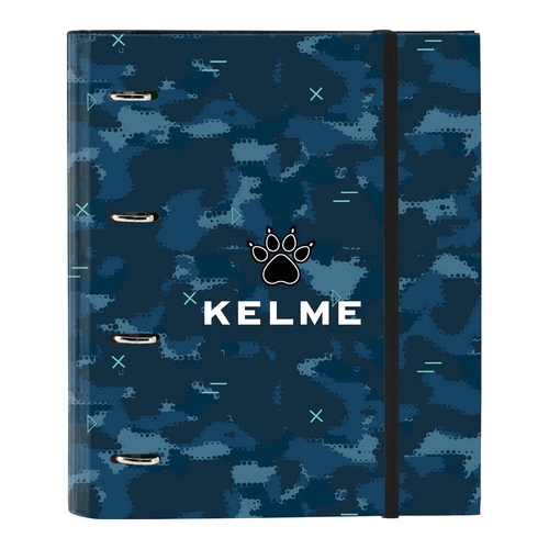 Ring binder Kelme Break A4 Black Navy Blue (27 x 32 x 3.5 cm) (35 mm)