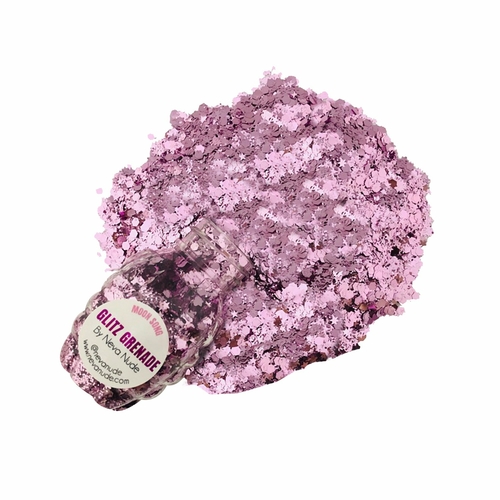 Moon Song Cosmetic Glitter Glitz Grenade Keychain  in Aloe Gel