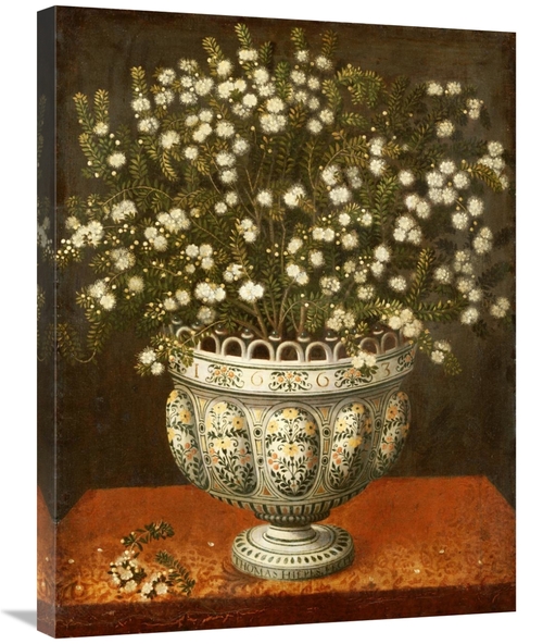 Global Gallery GCS-266539-30-142 30 in. Myrtle in a Vase on a Draped L